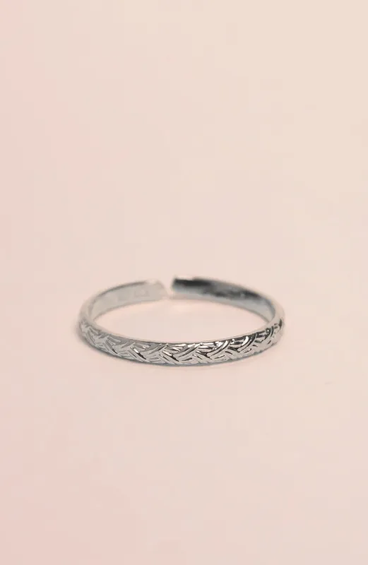 Bague Cam - Palladium sold by Waekura