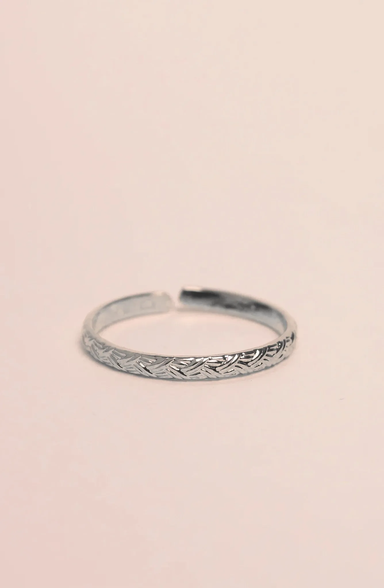 Bague Cam - Palladium sold by Waekura