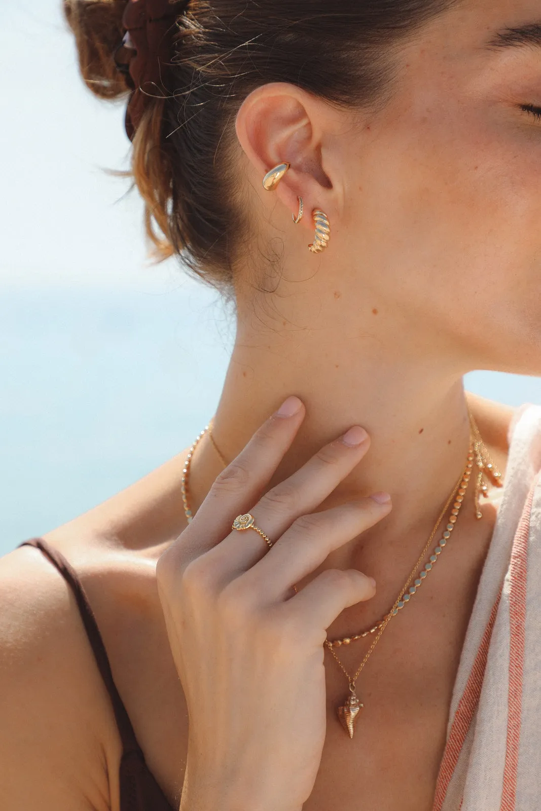 Mini créoles péridot sold by Waekura product image thumbnail 2