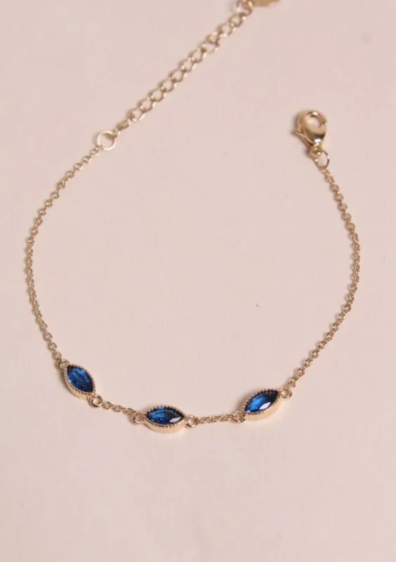 Bracelet Thevana - Bleu sold by Waekura