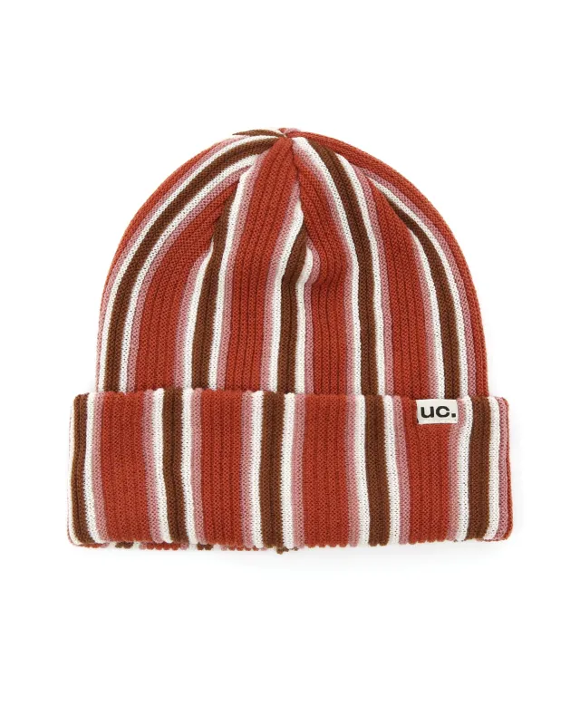 BEANIE / VERTICAL STRIPE / BRICK sold by Undercontrol