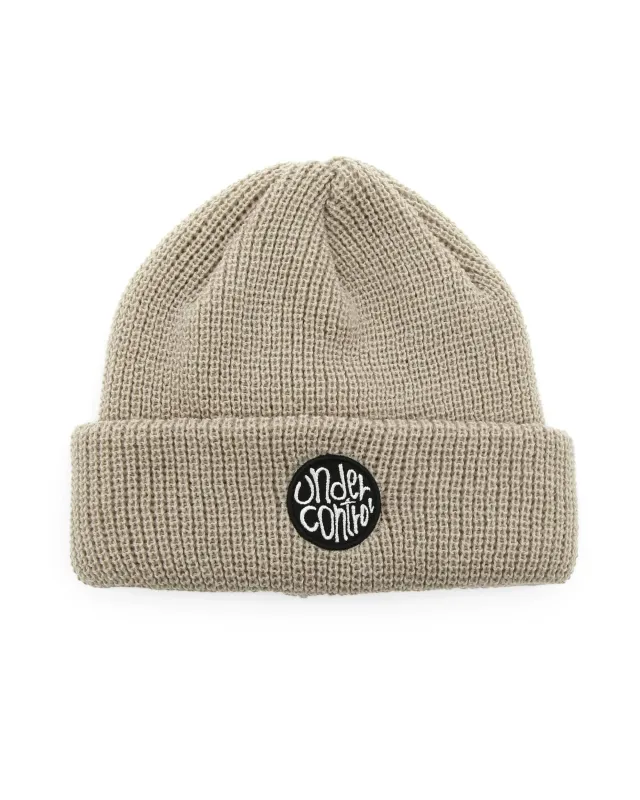 BEANIE / TRIBAL CIRCLE / D OATMEAL made by Undercontrol