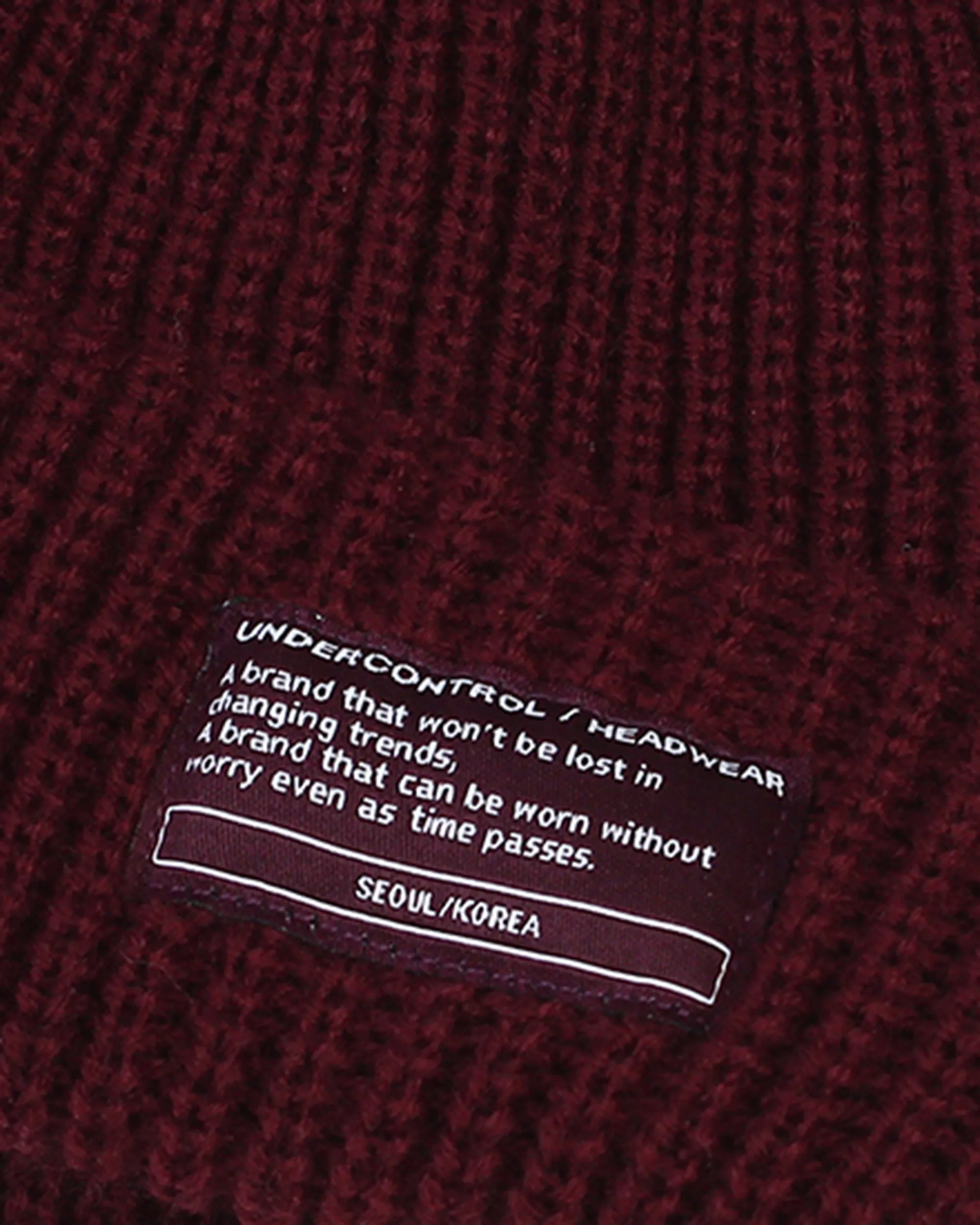 BEANIE / MONK FIT / WINE sold by Undercontrol product image thumbnail 5