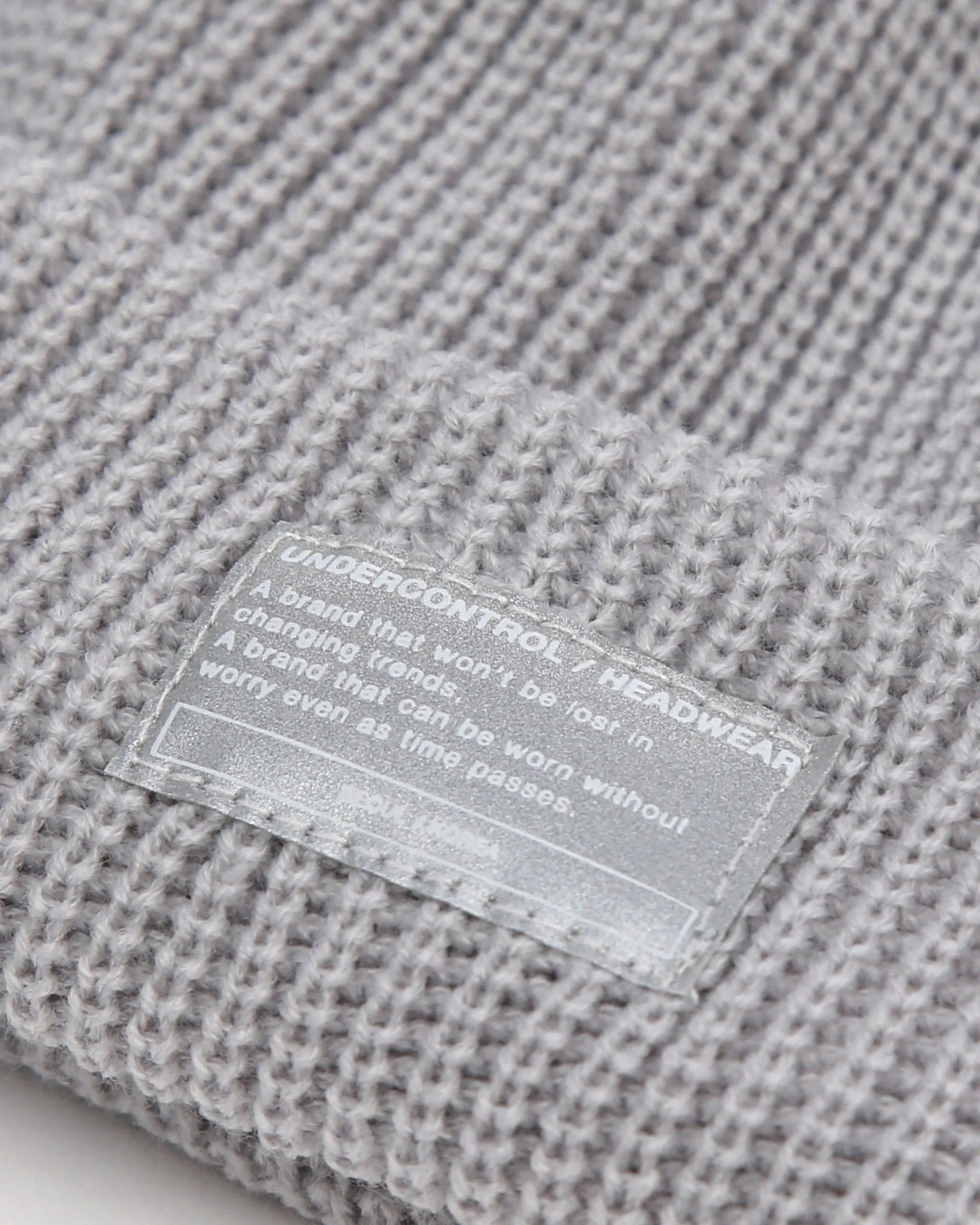 BEANIE / MONK FIT / REFLECT / P GREY sold by Undercontrol product image thumbnail 5