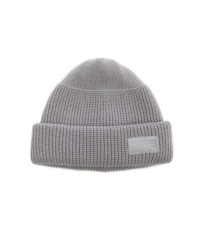 BEANIE / MONK FIT / REFLECT / P GREY made by Undercontrol