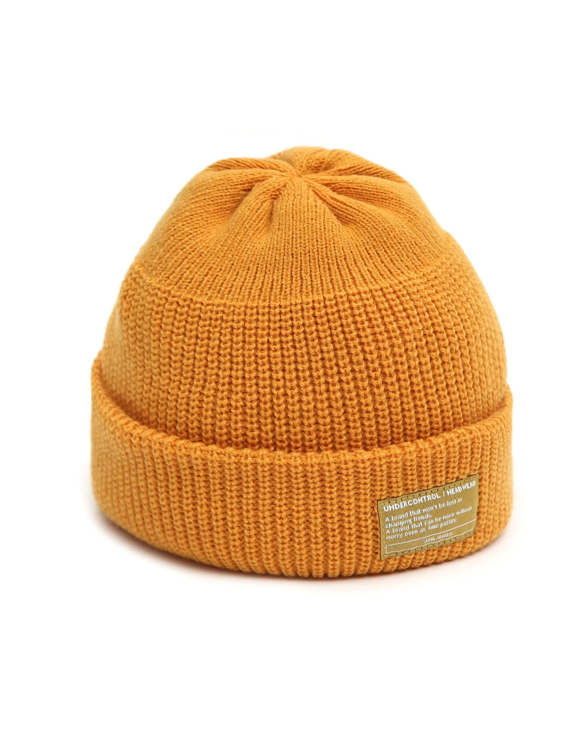 BEANIE / MONK FIT / MUSTARD sold by Undercontrol product image thumbnail 3