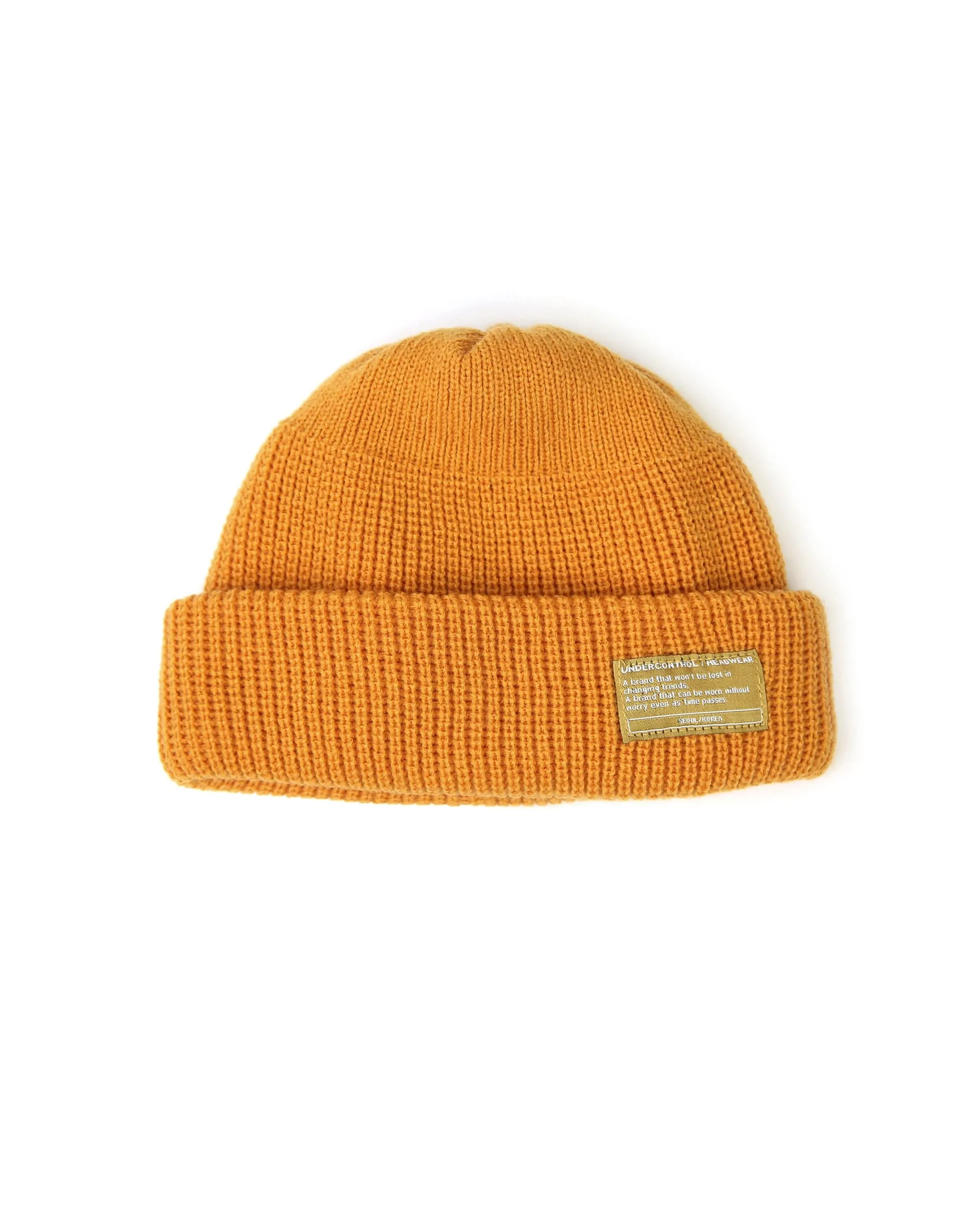 BEANIE / MONK FIT / MUSTARD sold by Undercontrol