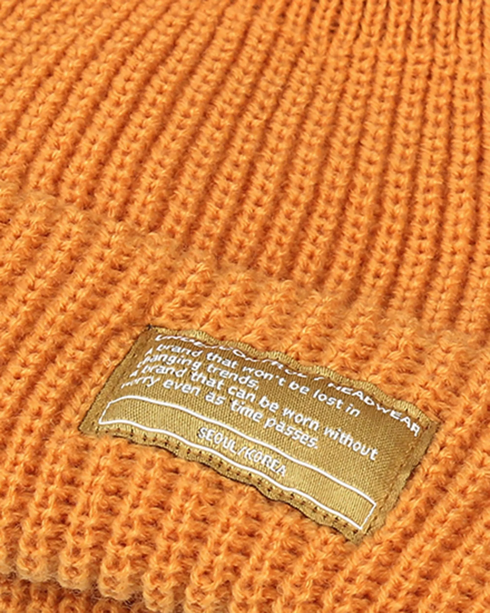 BEANIE / MONK FIT / MUSTARD sold by Undercontrol product image thumbnail 5