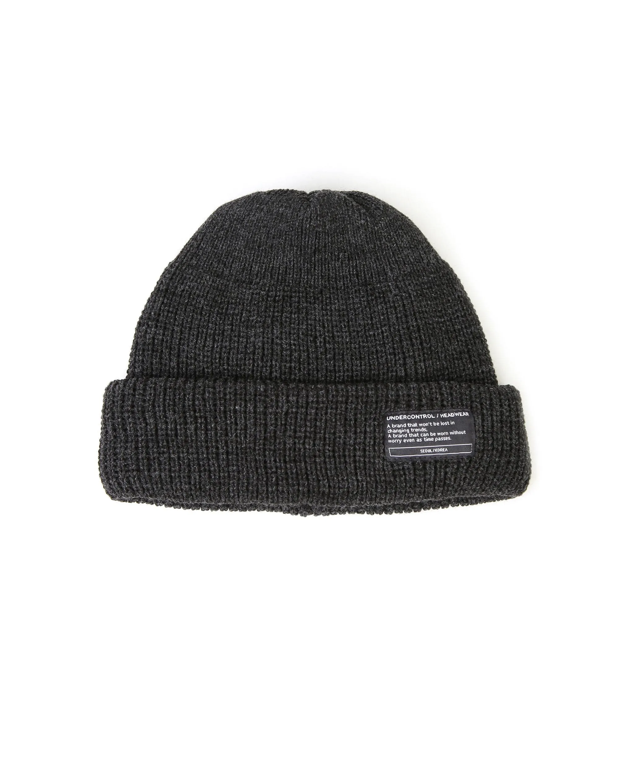 BEANIE / MONK FIT / CHARCOAL sold by Undercontrol