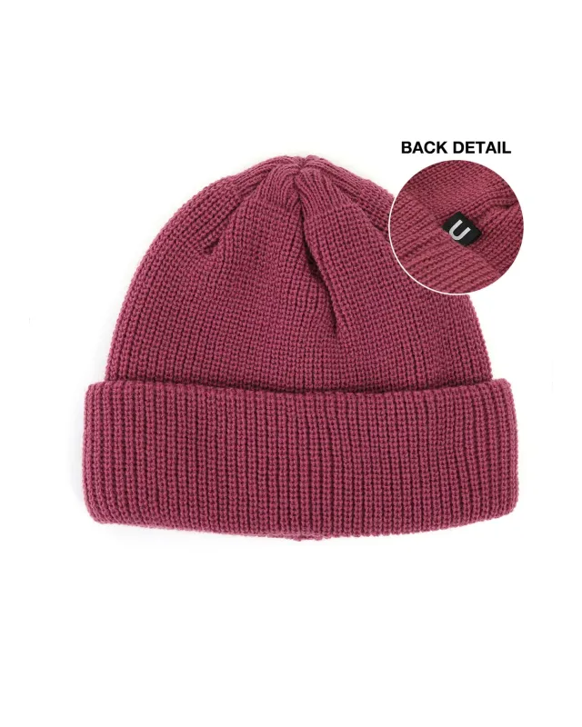 BEANIE / MARINE FIT / U STRAP / H PINK made by Undercontrol