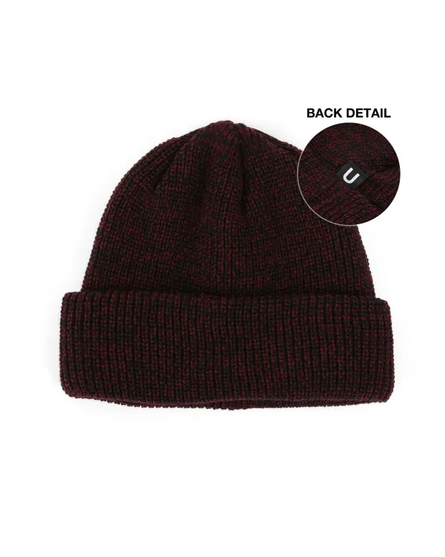 BEANIE / MARINE FIT / U STRAP / BLEND WINE made by Undercontrol