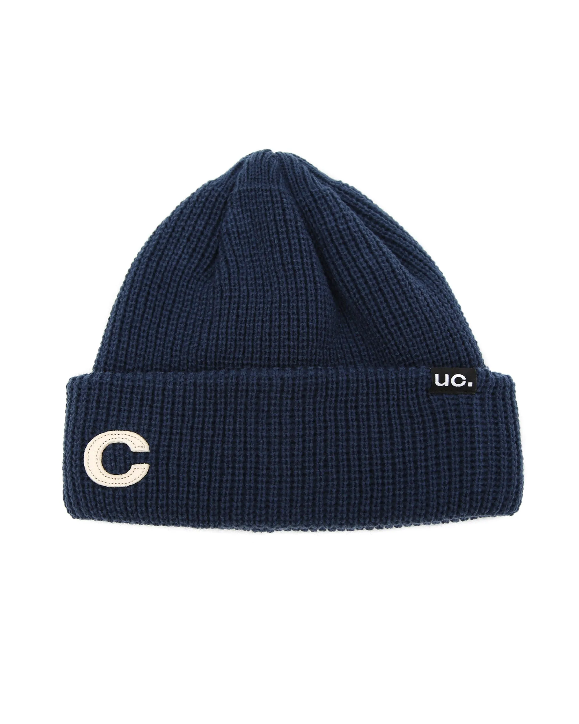 BEANIE / MARINE FIT / DOUBLE TAB / W BLUE sold by Undercontrol
