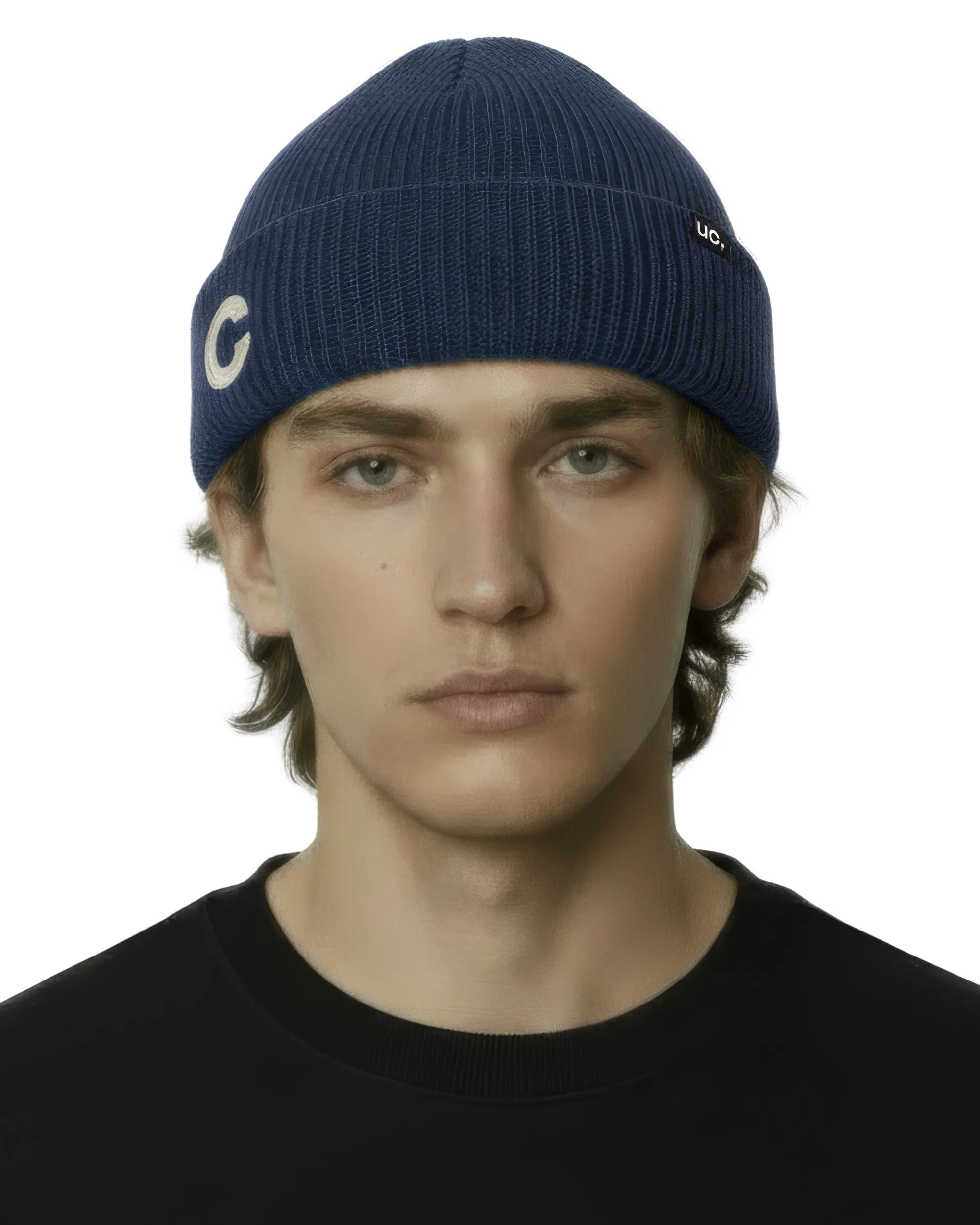 BEANIE / MARINE FIT / DOUBLE TAB / W BLUE sold by Undercontrol product image thumbnail 2