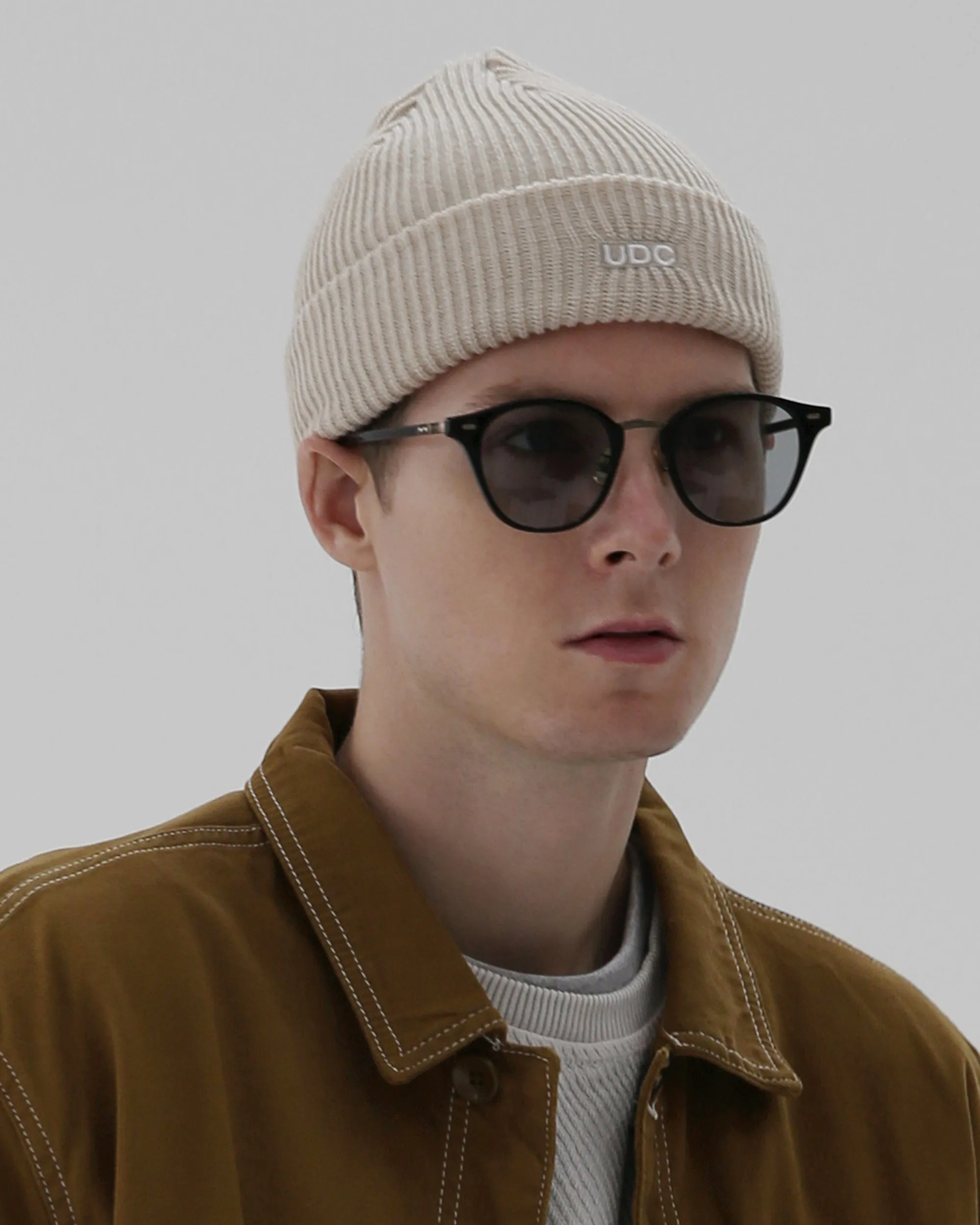 BEANIE / LONG TAIL / BOX LOGO / F OATMEAL sold by Undercontrol product image thumbnail 2