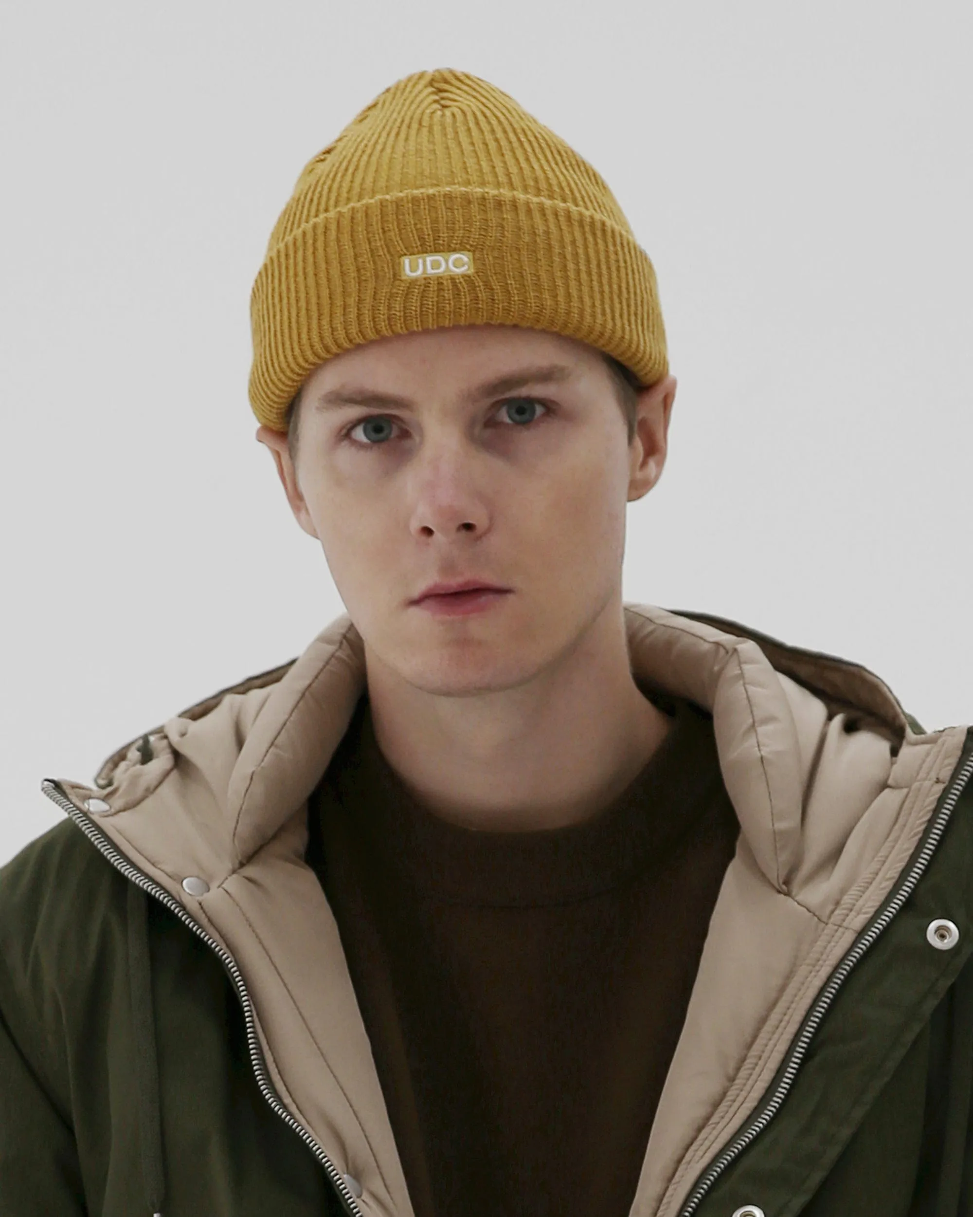 BEANIE / LONG TAIL / BOX LOGO / D MUSTARD sold by Undercontrol product image thumbnail 2