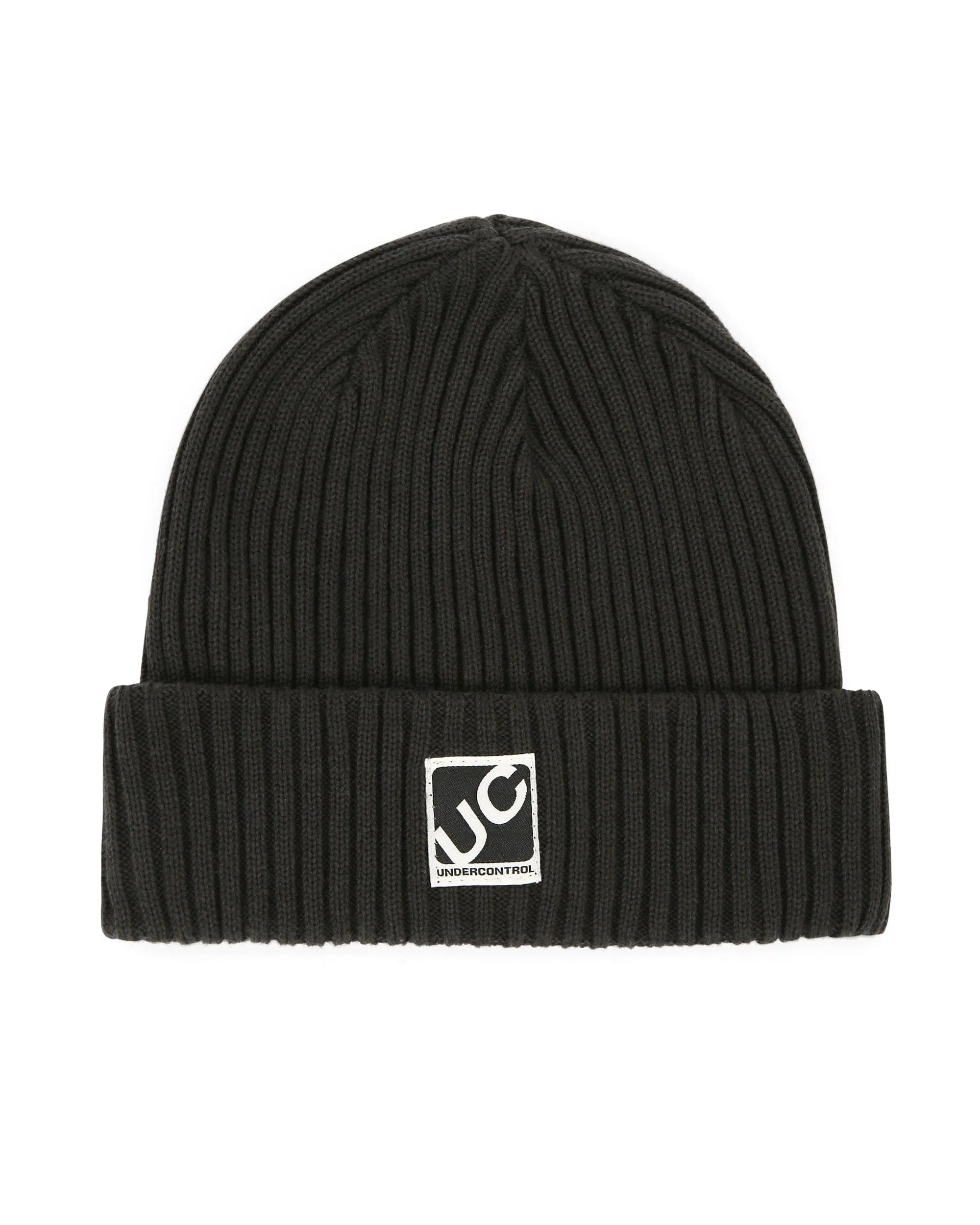 BEANIE / CROSS BOX LOGO / R CHARCOAL sold by Undercontrol