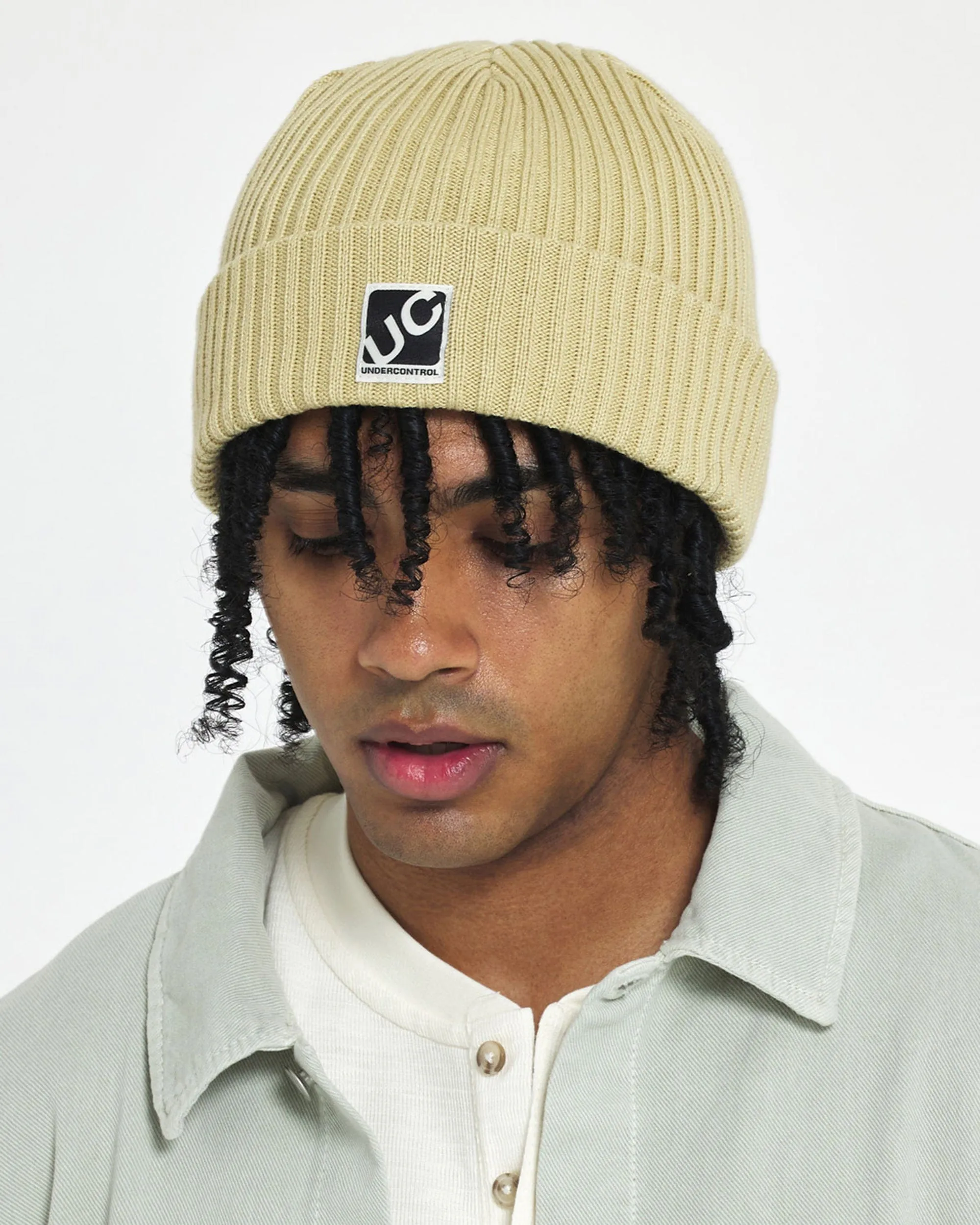 BEANIE / CROSS BOX LOGO / D LEMON sold by Undercontrol product image thumbnail 2