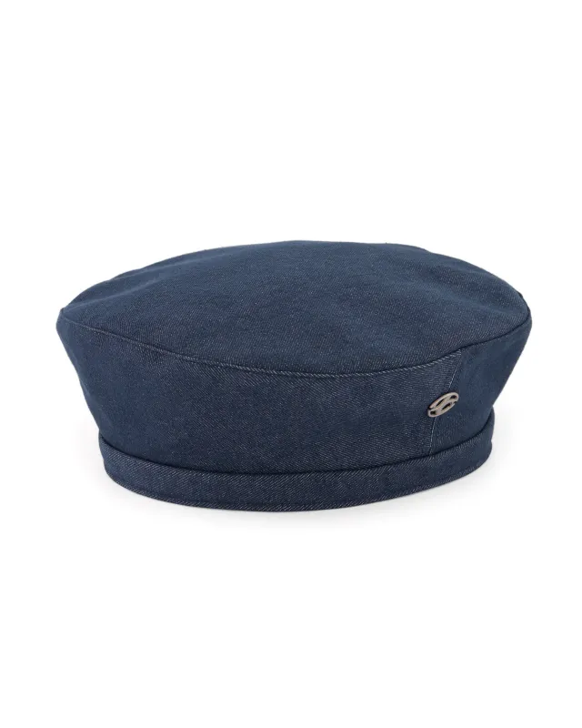 UC / OVER FIT BERET / DENIM BL sold by Undercontrol