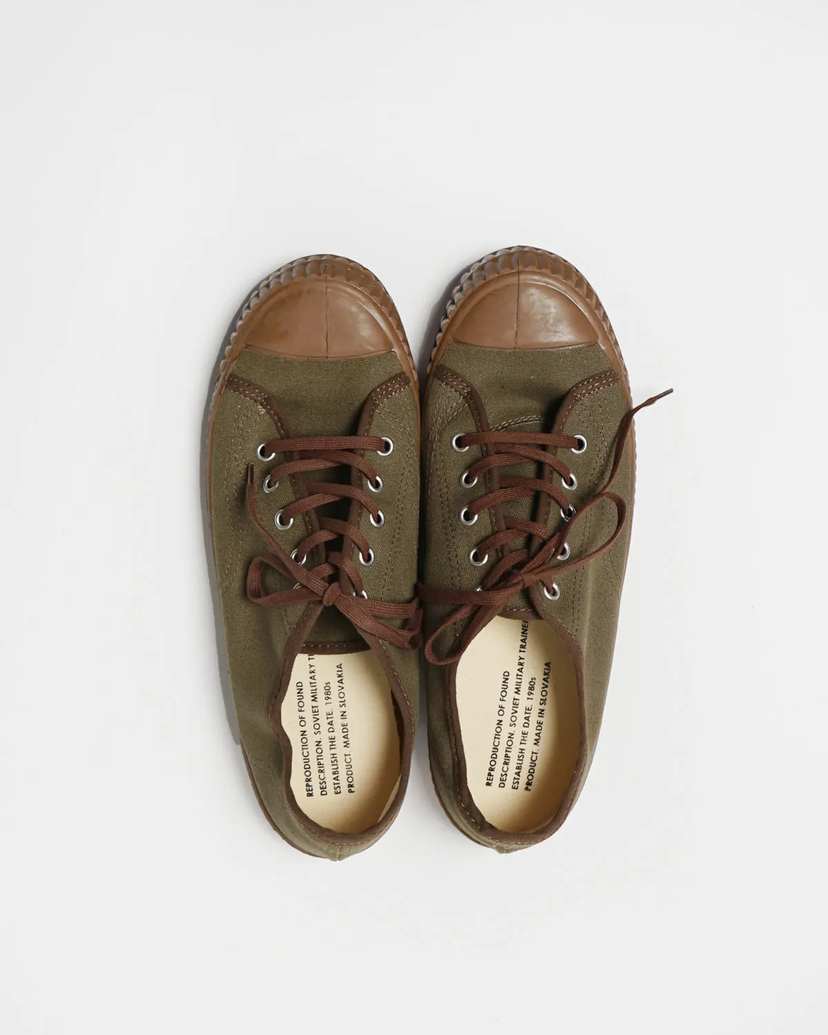 Soviet Military Trainer 900F / Olive x Brown Sole sold by Reproduction of Fround product image thumbnail 4