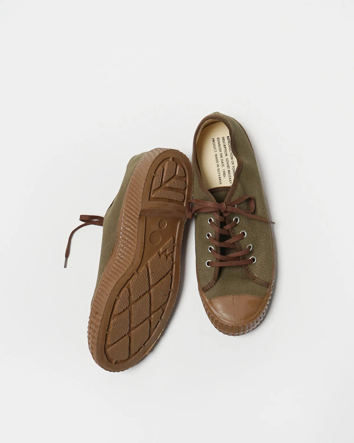 Soviet Military Trainer 900F / Olive x Brown Sole sold by Reproduction of Fround product image thumbnail 3