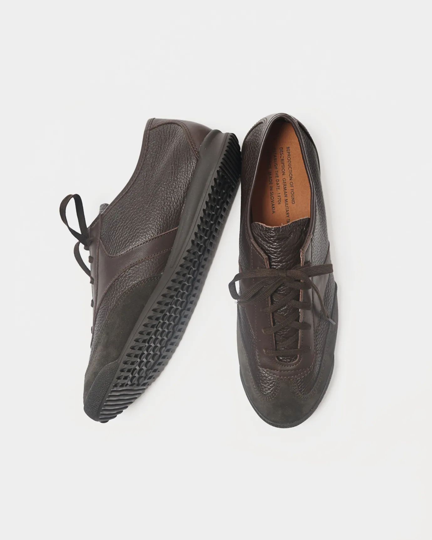 German Military Trainer 1717MSL / Dark Brown x Dark Brown Sole sold by Reproduction of Fround product image thumbnail 4