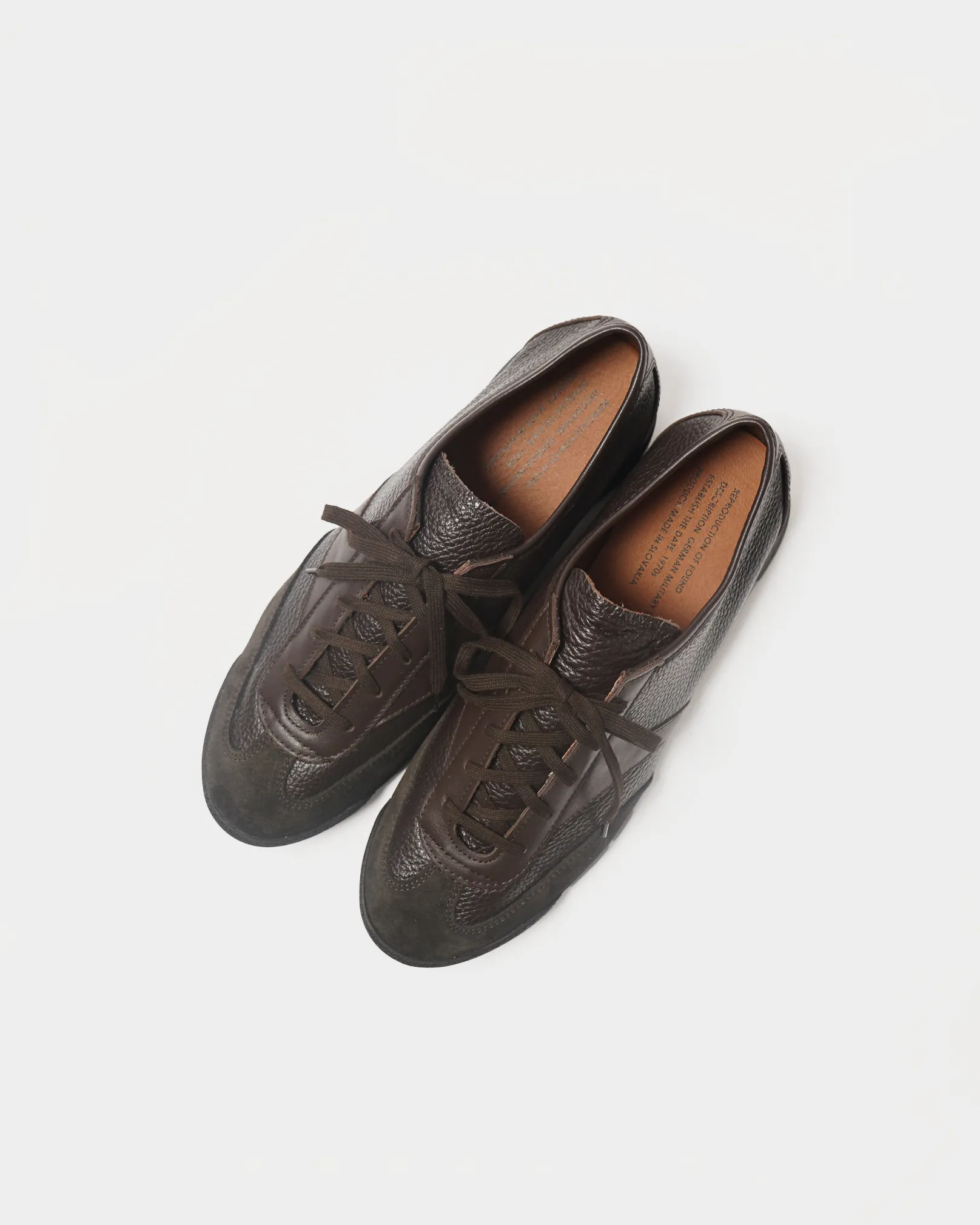 German Military Trainer 1717MSL / Dark Brown x Dark Brown Sole sold by Reproduction of Fround product image thumbnail 3