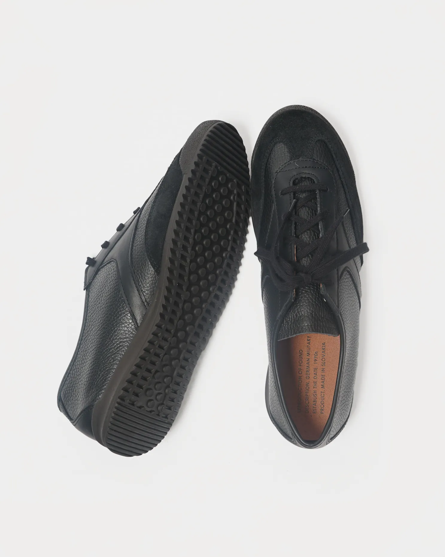 German Military Trainer 1717MSL / Black x Dark Brown Sole sold by Reproduction of Fround product image thumbnail 4