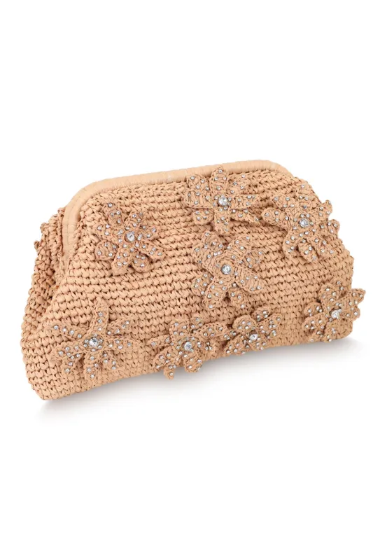 Pernella Clutch Bag Sand sold by Sand Dollar