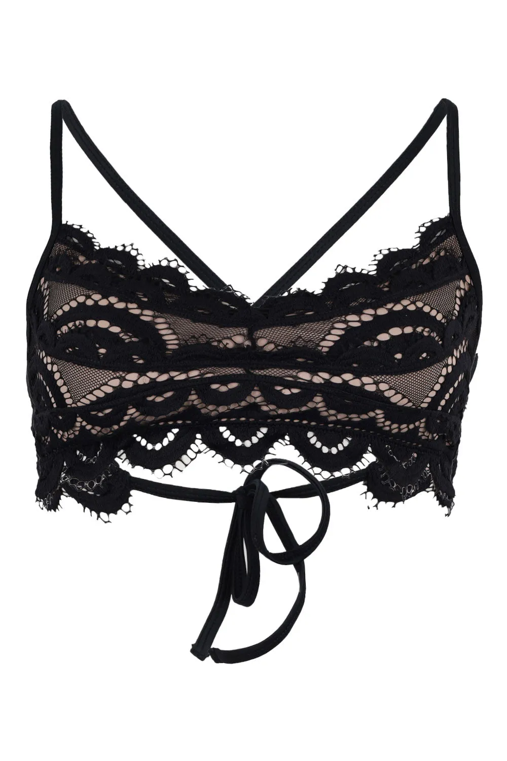 Lace Bralette Midnight sold by Sand Dollar