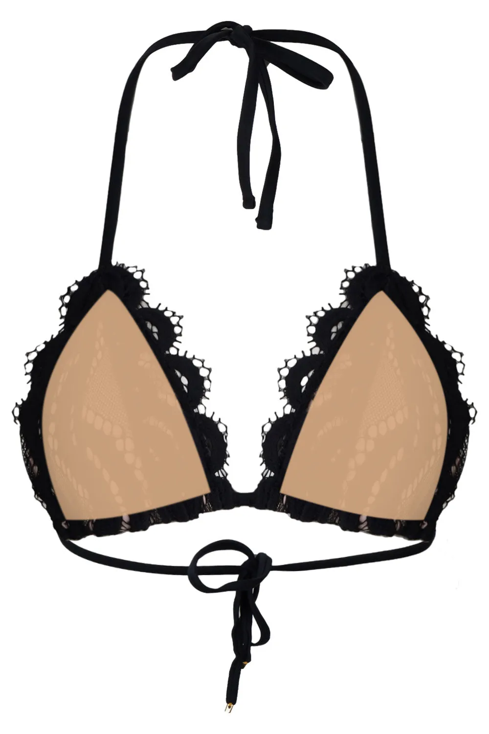 Lace Tri Top Midnight sold by Sand Dollar product image thumbnail 3