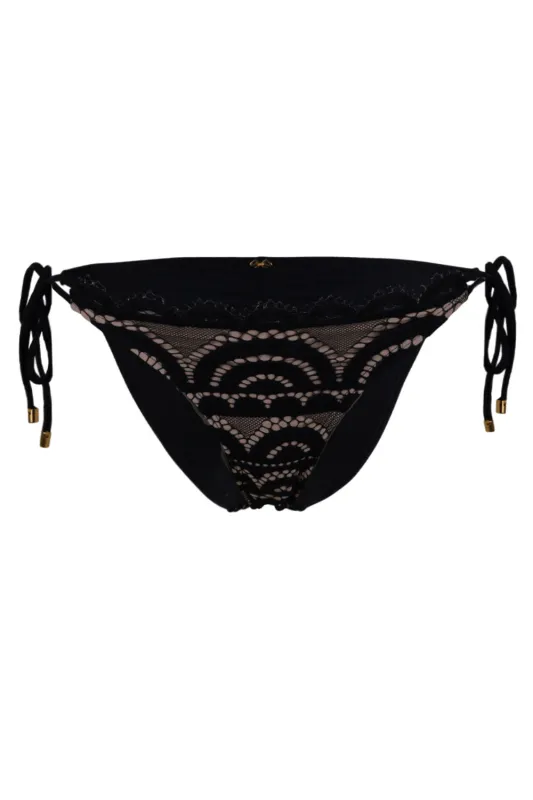 Lace Tie Teeny Bottom Midnight sold by Sand Dollar