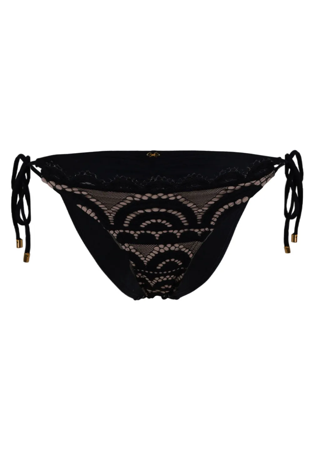 Lace Tie Teeny Bottom Midnight sold by Sand Dollar