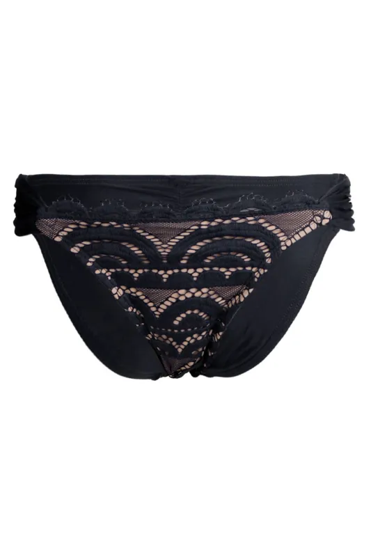 Lace Fanned Full Bottom Midnight sold by Sand Dollar
