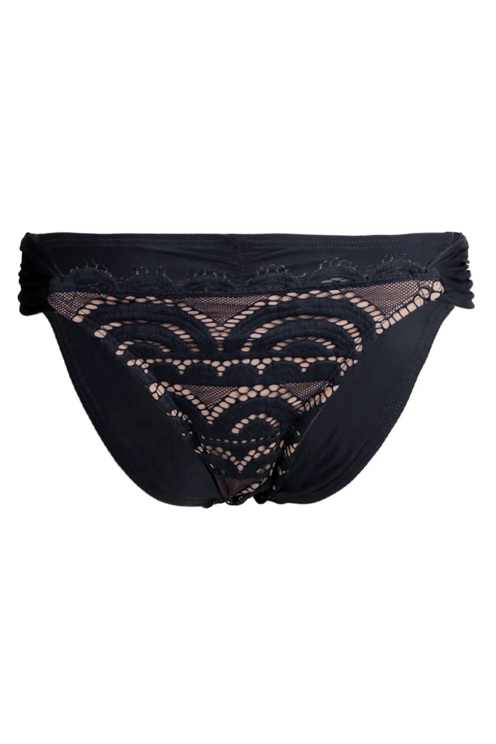 Lace Fanned Full Bottom Midnight sold by Sand Dollar