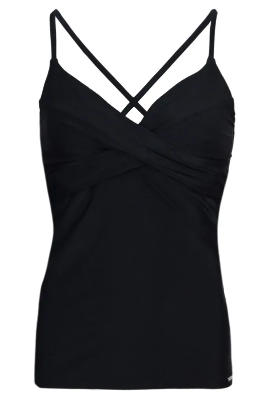 Ellen Tankini Black sold by Sand Dollar
