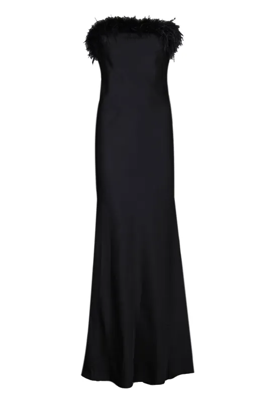 Ariana Strapless Maxi Dress Black sold by Sand Dollar