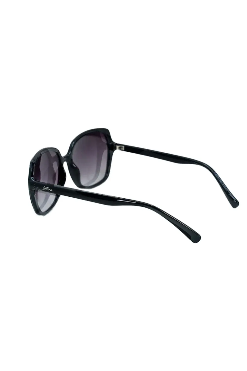 Oversized Black Sunglasses in Butterfly Design sold by Sand Dollar product image thumbnail 4