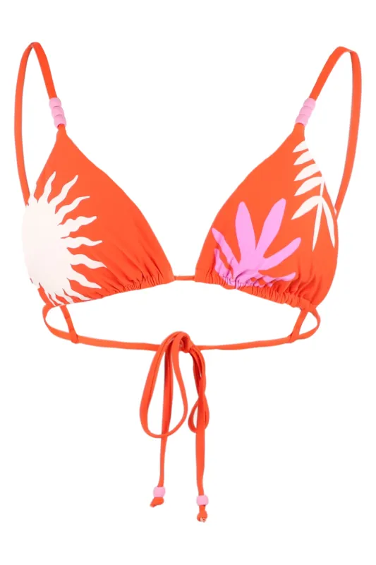 La Palma Reversible Triangle Top Tamarillo sold by Sand Dollar