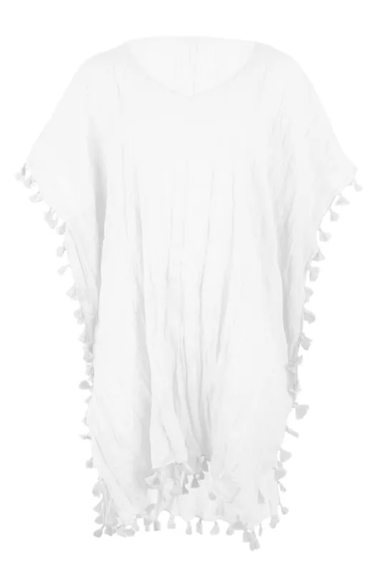 Amnesia Kaftan White sold by Sand Dollar