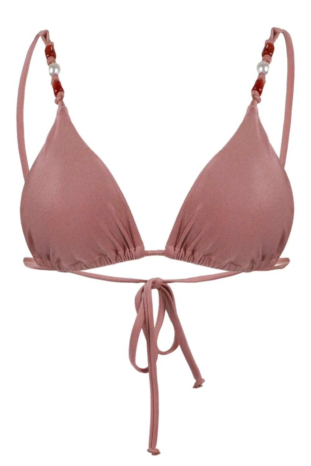 Palermo Slide Tri Bikini Top Mocha sold by Sand Dollar