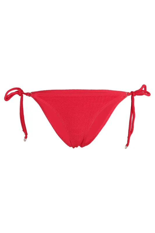 Tie Side Rio Pant Chili Red sold by Sand Dollar