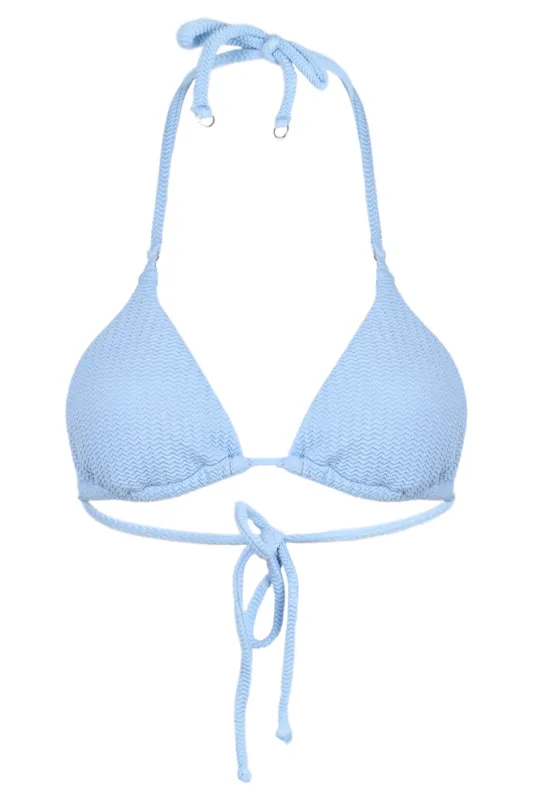 Slide Tri Bikini Top Cornflower sold by Sand Dollar