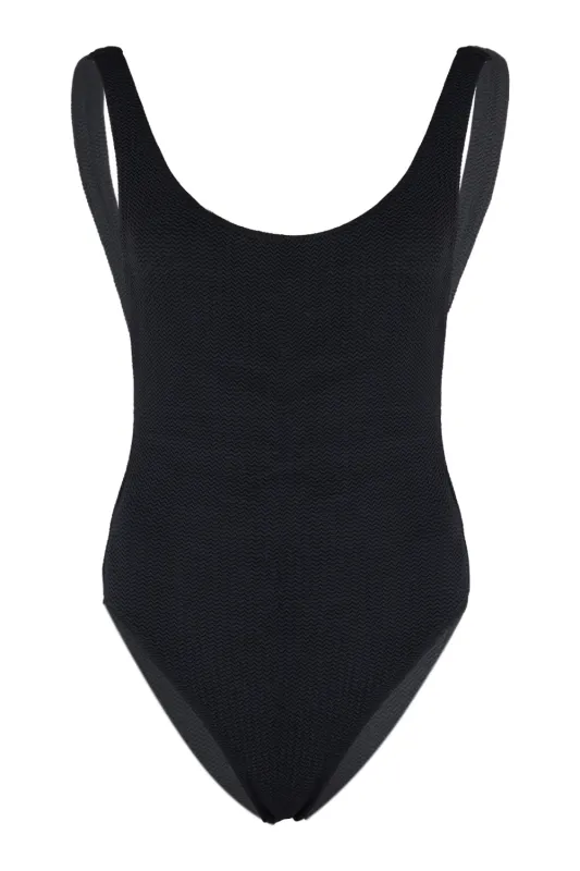 Retro One Piece Black sold by Sand Dollar
