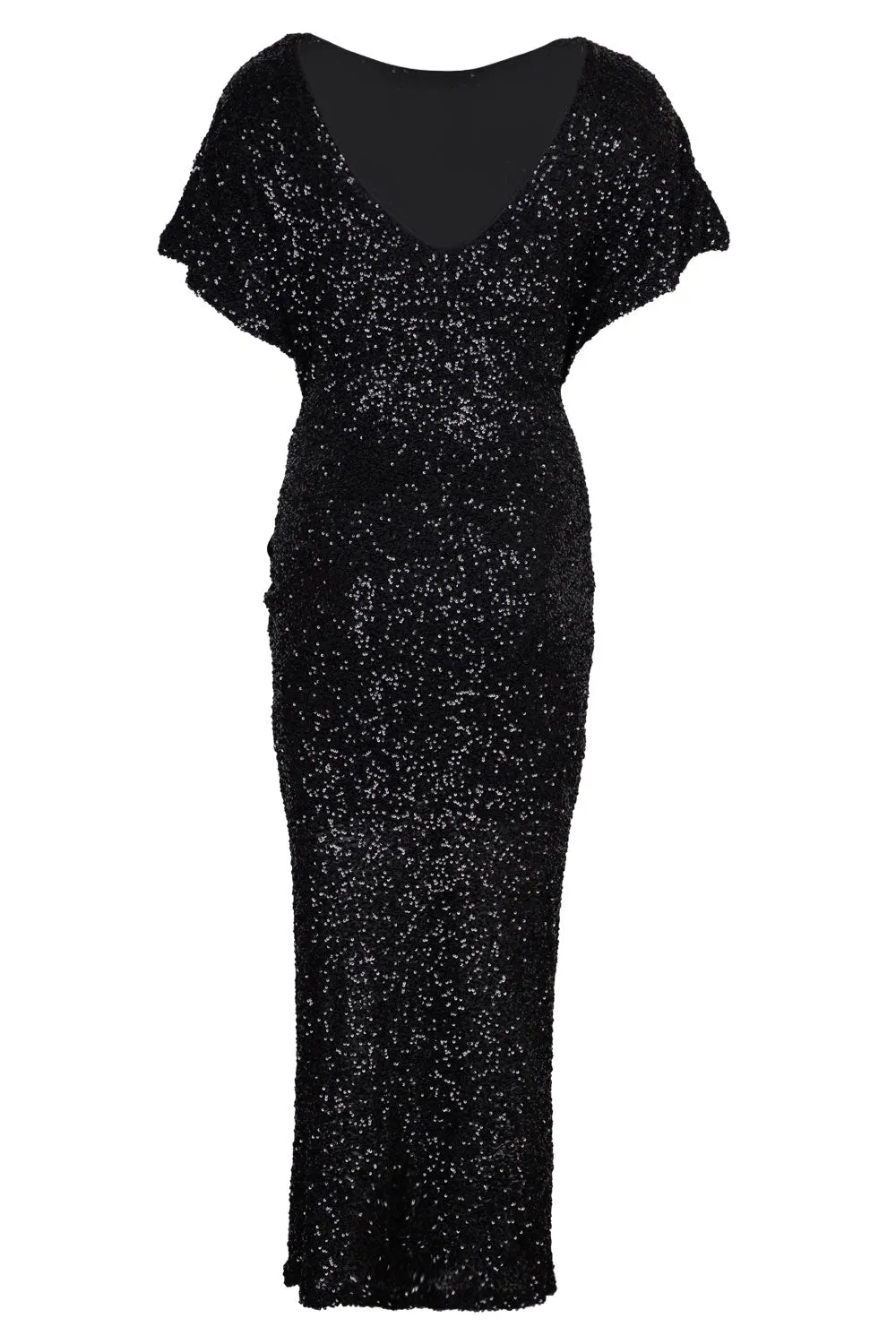 Black Sequin Bow Dress sold by Sand Dollar