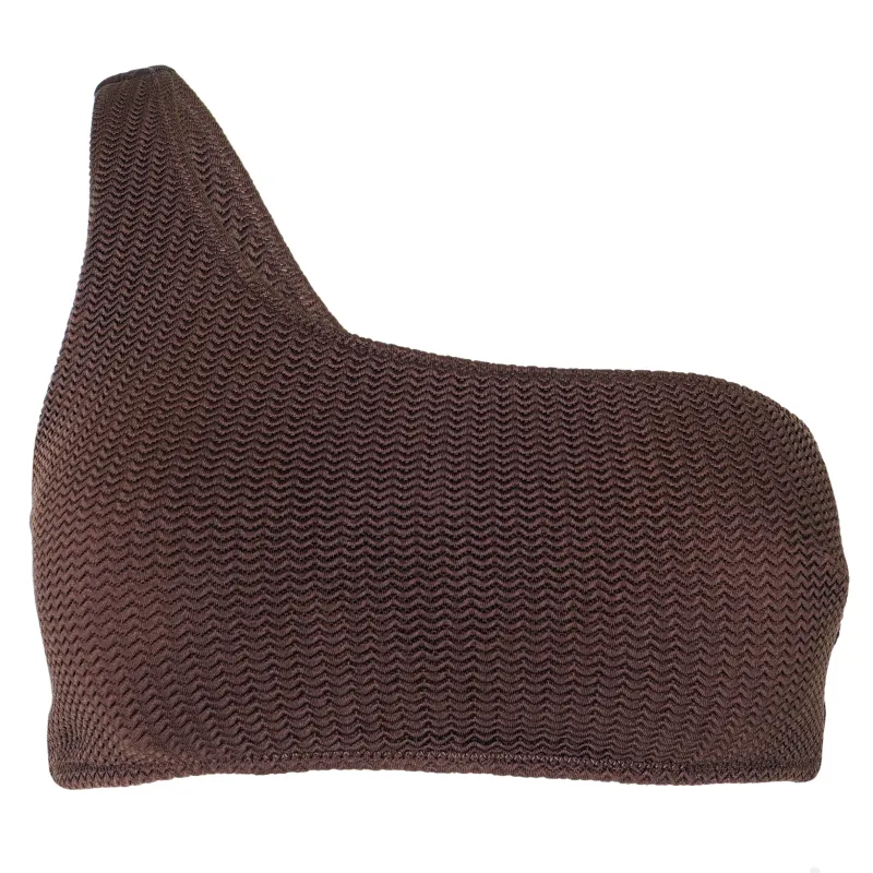 Sea Dive One Shoulder Top Tiramisu made by Seafolly