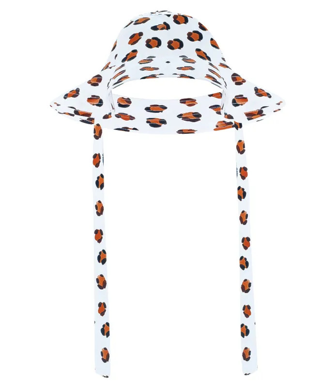 Hats with Ties in Leopard Print sold by Sand Dollar