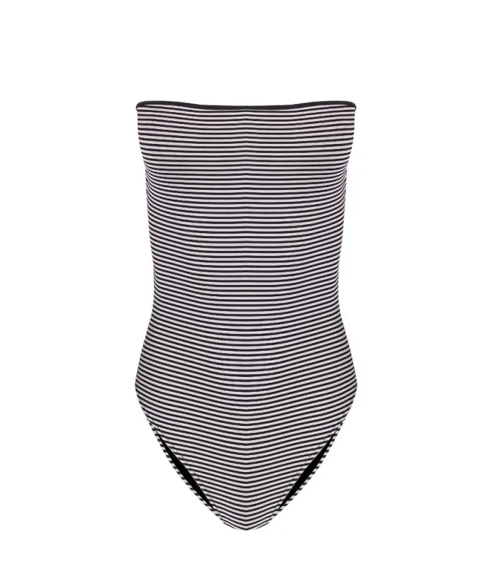 Marysia Adelaide Maillot in Panna/Black sold by Sand Dollar