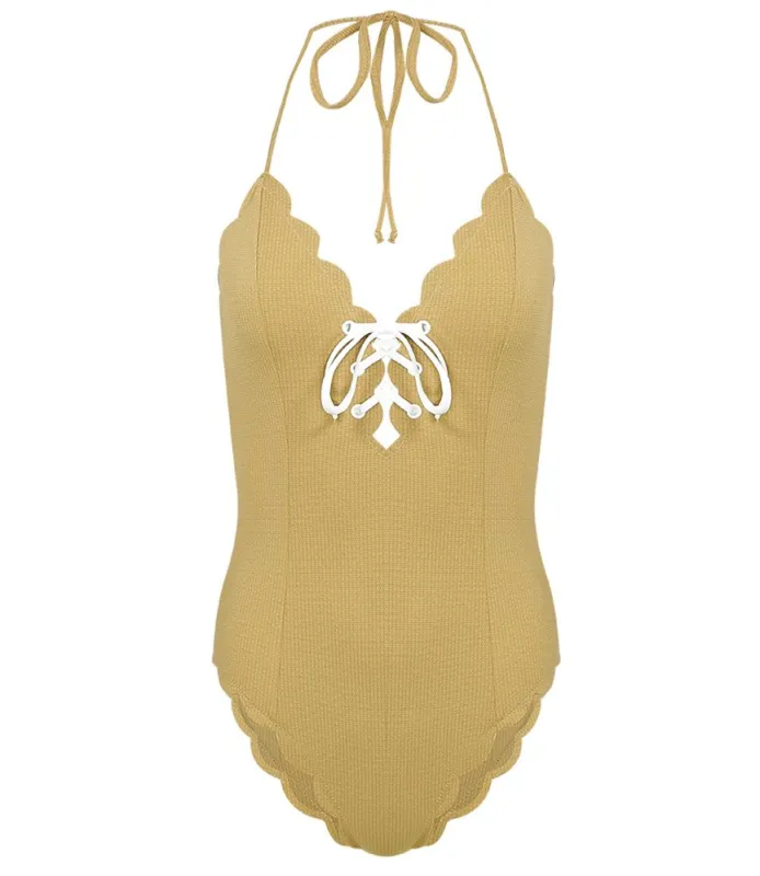 Marysia Broadway Tie Maillot Canyon sold by Sand Dollar