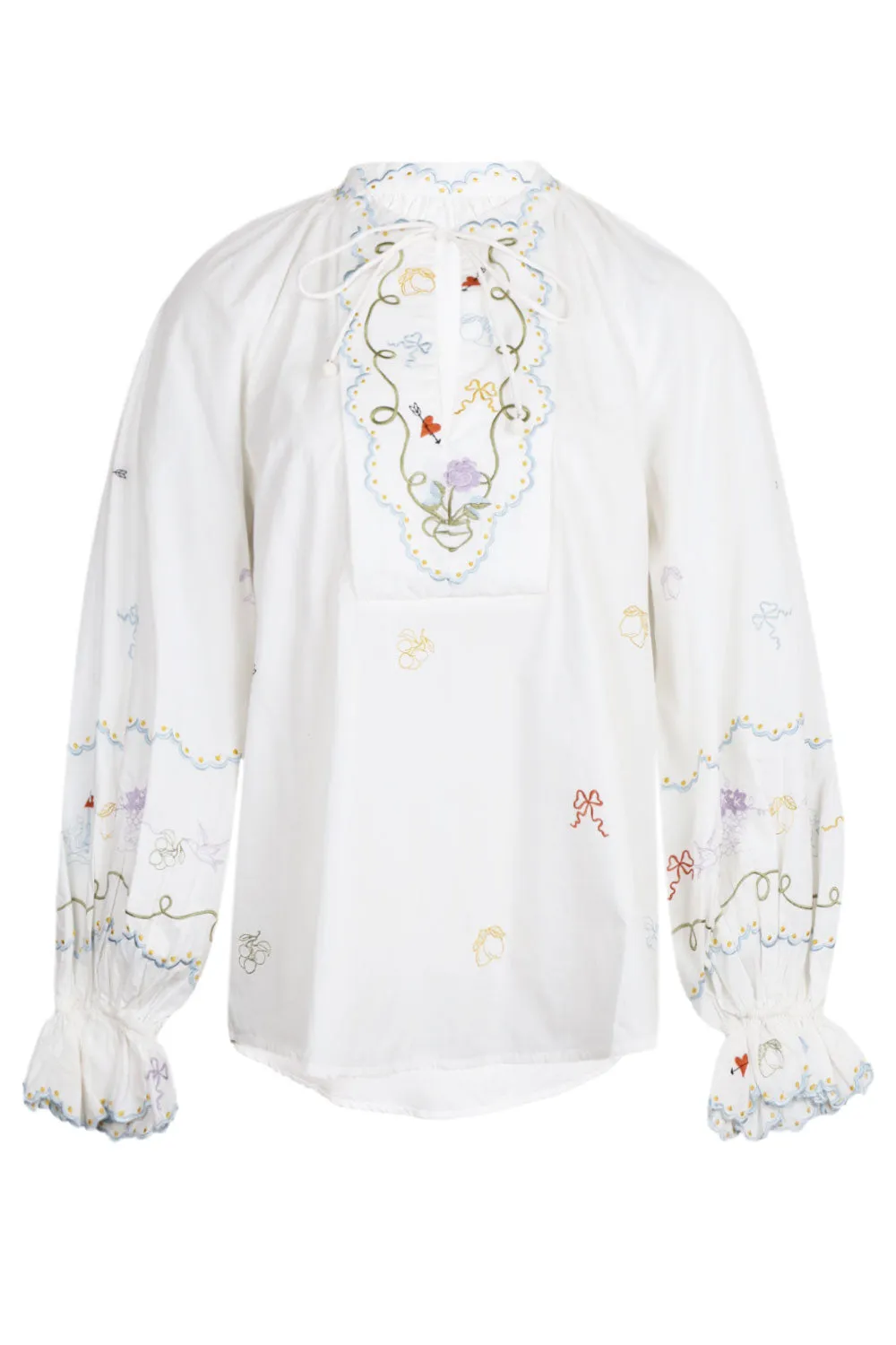 Giulia Embroidered Blouse sold by Sand Dollar