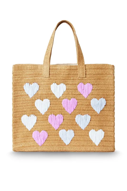 Be Mine Tote Bag Sand Pastel made by Sand Dollar